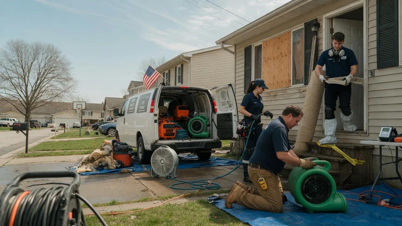 Water Damage Restoration in Mcclusky, ND near me